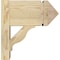 Ekena Millwork Funston Arts & Crafts Rough Sawn Outlooker, Douglas Fir, 8"W x 14"D x 14"H OUT08X14X14FST03RDF - alternate 4